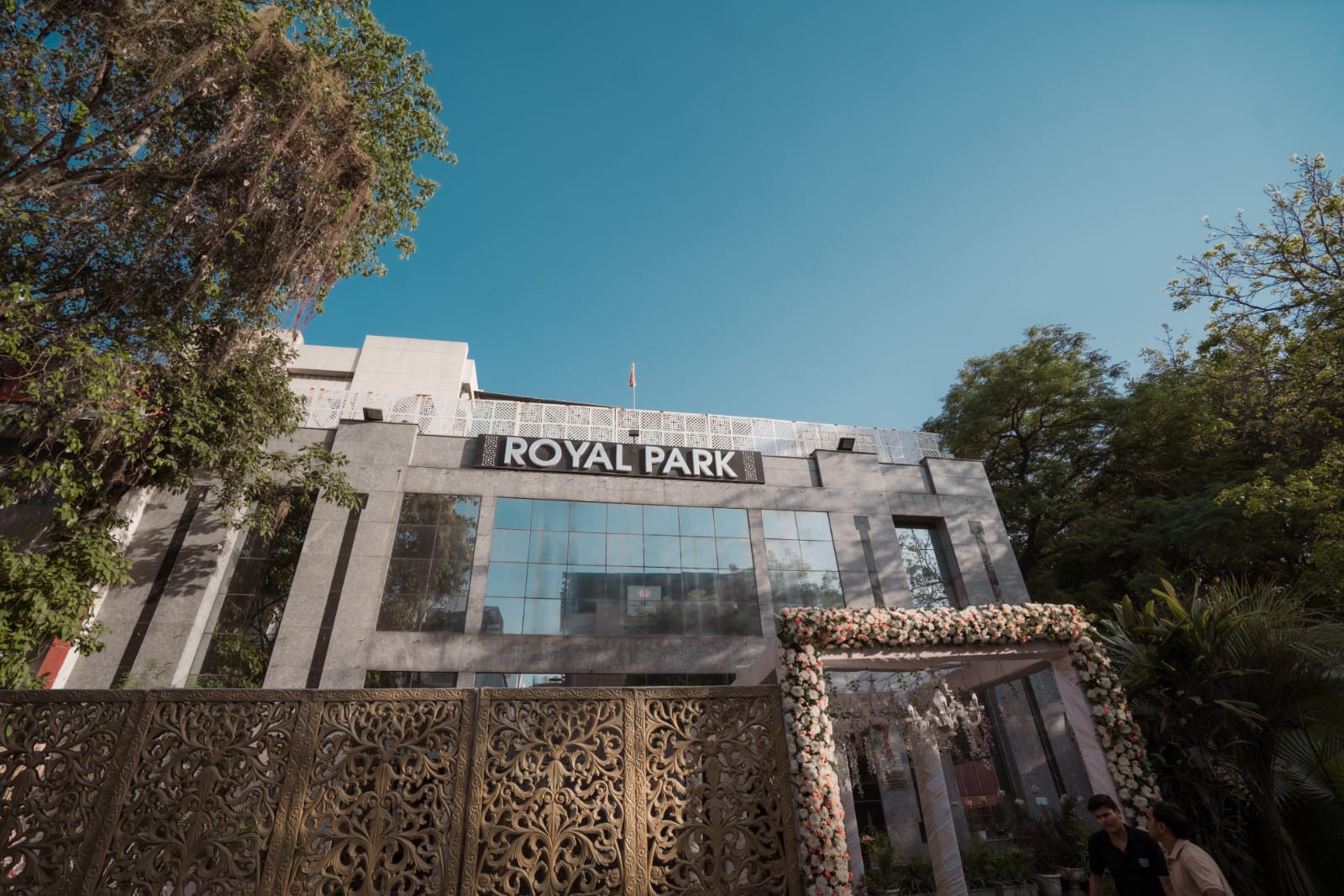 Royal Park Hall main gate and entrance